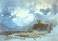 Dolbadern Castle 1799 Romantic landscape Joseph Mallord William Turner Mountain